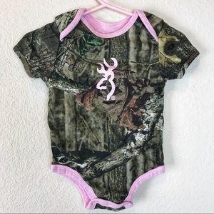Baby Girl: Pink Camo Onesie by Browning!